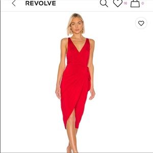 Red NBD x naven dress
